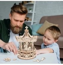 3D medinis konstruktorius Muzikinė Karuselė