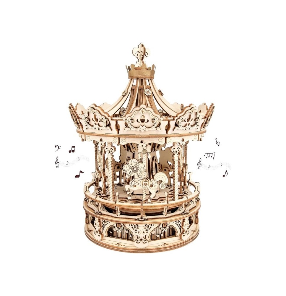 3D medinis konstruktorius Muzikinė Karuselė