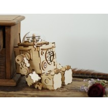 Muzikinis medinis 3D konstruktorius Robotas