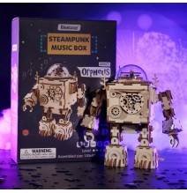 Muzikinis medinis 3D konstruktorius Robotas