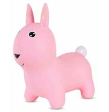 Pripučiamas guminis šokliukas Bunny Pink