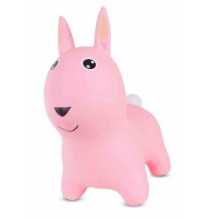 Pripučiamas guminis šokliukas Bunny Pink