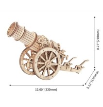 Medinis 3D konstruktorius Patranka