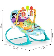 Vibro kėdute – gultukas Bear iki 18 kg.