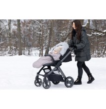 Šiltas vokelis vežimėliui Orso Beige Pearl