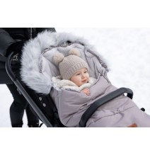 Šiltas vokelis vežimėliui Orso Beige Pearl