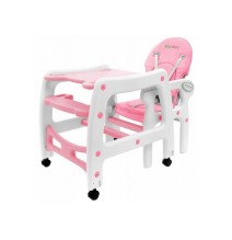 Maitinimo kėdutė–transformeris MultiPink su lingėmis