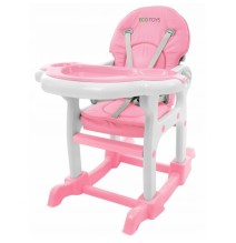 Maitinimo kėdutė–transformeris MultiPink su lingėmis
