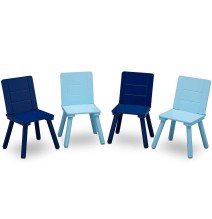 Staliukas su 4 kėdutėm Grey_Blue