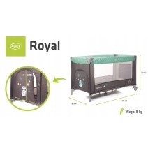 Maniežas 4Baby Royal Mint su ratukais