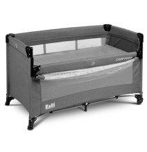 Maniežas su 2 dugnais ir nuleidžiamu šonu Graphite