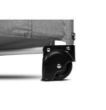 Maniežas su 2 dugnais ir nuleidžiamu šonu Graphite