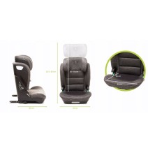 Automobilinė kėdutė APP-Fix Grey 15-36 kg.