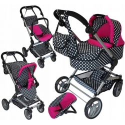 Vaikiškas lėlės vežimėlis Comfort Plus