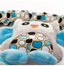 Lankas su žaisliukais Owl Blue
