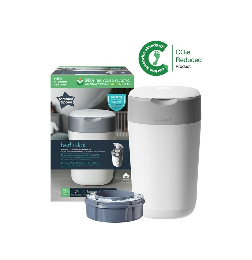 Sauskelnių konteineris Tommee Tippee Sangenic Twist&Click White