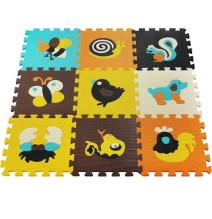 Kilimėlis-dėlionė Animals 90x90 cm.