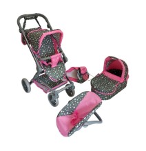 Vaikiškas lėlės vežimėlis Comfort Plus Rose