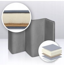2-jų aukštų maniežas Stefi PLUS Grey