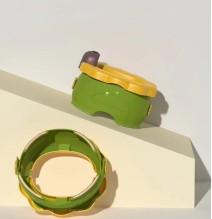 Nešiojamas kelioninis naktipuodis Bears Green