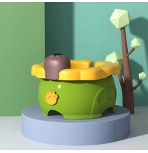 Nešiojamas kelioninis naktipuodis Bears Green