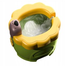 Nešiojamas kelioninis naktipuodis Bears Green
