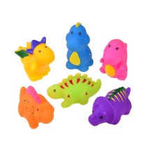 Purškiantis guminiai žaisliukai Dino (6 vnt.)