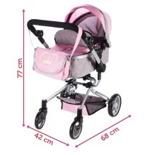 Lėlių vežimėlis Princess 2in1