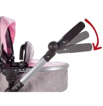 Lėlių vežimėlis Princess 2in1