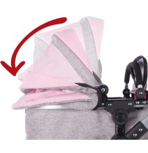 Lėlių vežimėlis Princess 2in1