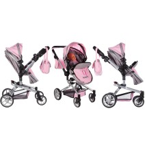 Lėlių vežimėlis Princess 2in1