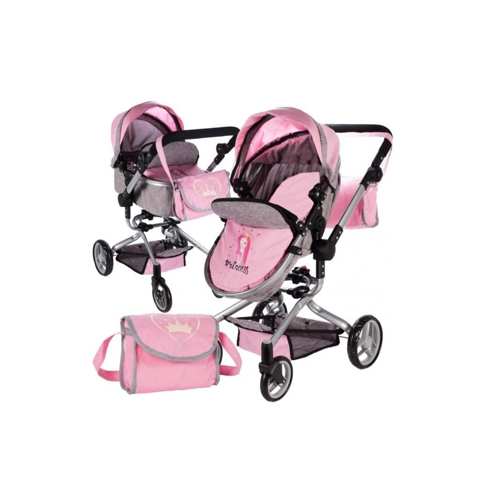 Lėlių vežimėlis Princess 2in1