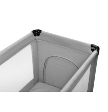 Kelioninė lovytė - maniežas Basic Grey su landa