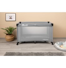 Kelioninė lovytė - maniežas Basic Grey su landa