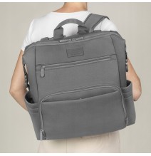 Krepšys - kuprinė kūdikio daiktams Cube Grey