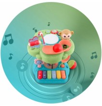 Muzikinis šviečiantis žaislas su kamuoliuku čiuožykla