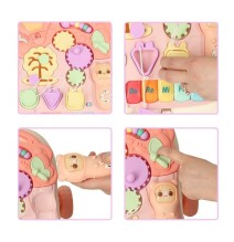 Muzikinis stumdukas - veiklos staliukas Pastel 2in1