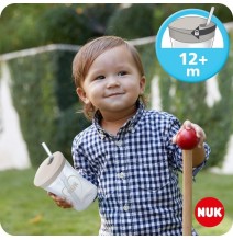 NUK Learn to Drink gertuvė su 3 dangteliais