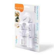 BabyOno magnetinis spintelių durelių užraktas - 4 vnt. + raktas
