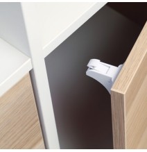 BabyOno magnetinis spintelių durelių užraktas - 4 vnt. + raktas