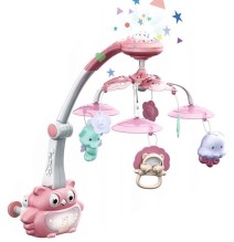 Karuselė su projekcija Owl Pink