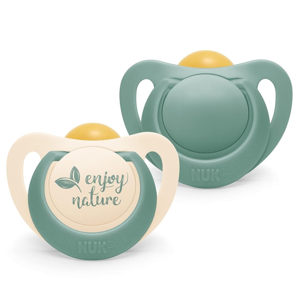 NUK for Nature čiulptukas 6-18 mėn. (palamdyta pakuotė)