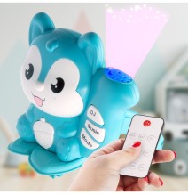 Karuselė su projekcija ir pultu Happy Bed Bell