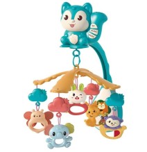 Karuselė su projekcija ir pultu Happy Bed Bell