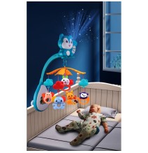 Karuselė su projekcija ir pultu Happy Bed Bell